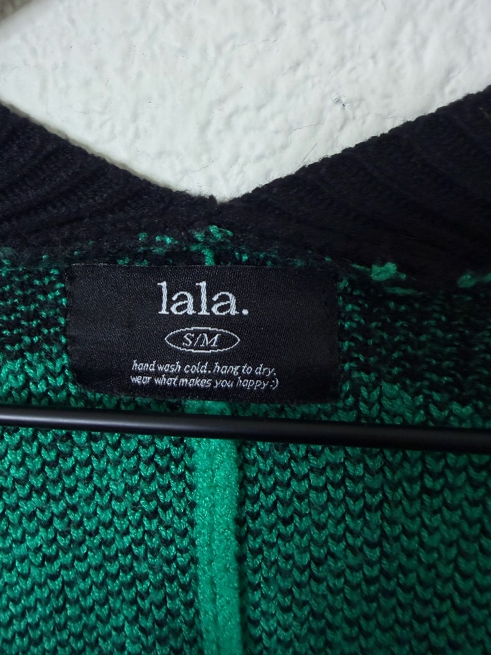 Dressed in Lala Too Cool For You Oversized Alien Cardigan in Black Womens S / M - Picture 9 of 10